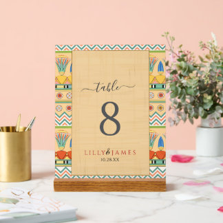 Panneau En Acrylique Patrimoine pharaonique faire-part de mariage sur p