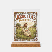 Pâturage de Jésus agneau Mignon Pâturage de Jésus 
