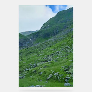 Panneau En Acrylique Pente Alpine Transfagarasan – Photographie de Roum