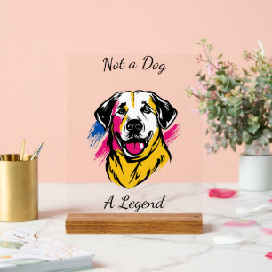 Panneau En Acrylique Personnalisable Pop Art Design Kangal
