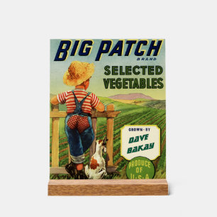 Panneau En Acrylique Personnalisé Pays Américain Farmboy Maison