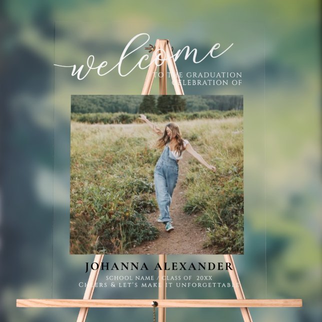 Panneau En Acrylique Personnalisez la photo moderne Accueil (Neutre)