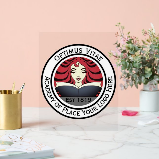 Panneau En Acrylique Personnalisez votre logo ici Image Business (Mariage)