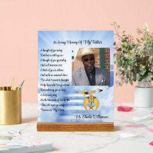 Panneau En Acrylique Photo commémorative Shriners Mason