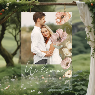 Panneau En Acrylique Photo de l'aquarelle islandaise Photos de pavots i