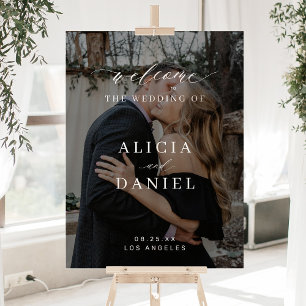 Panneau En Acrylique Photo mariage personnalisé bienvenue signature acr