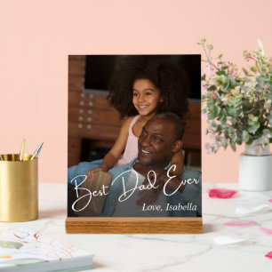 Panneau En Acrylique Photo personnalisée de meilleur père