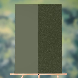 Panneau En Acrylique Plaque Acrylique Moss Green Duo-Tone - Personnalis