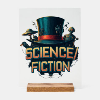 Panneau En Acrylique Plaque science/fiction