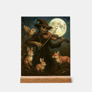 Panneau En Acrylique Pleine lune Scarecrow Serenade