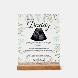 Panneau En Acrylique Poème de croix papa attendu