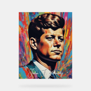 Panneau En Acrylique Pop Art Jack JFK John F. Kennedy