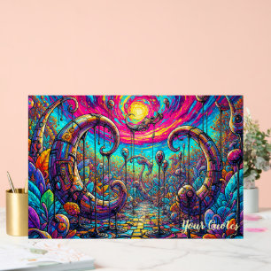 Panneau En Acrylique Portail de Paysage de Rêve Surréaliste Fantaisie C