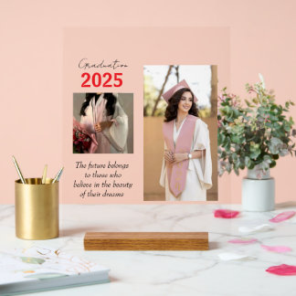 Panneau En Acrylique Poster personnalisé pour les diplômés