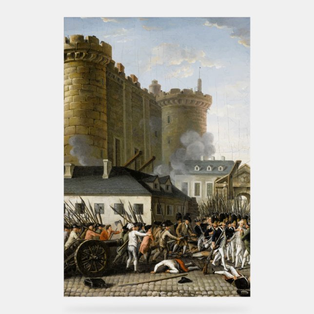 Panneau En Acrylique Prise de la Bastille (Recto)