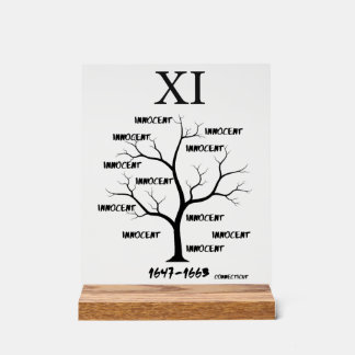 Panneau En Acrylique Procès de sorcières