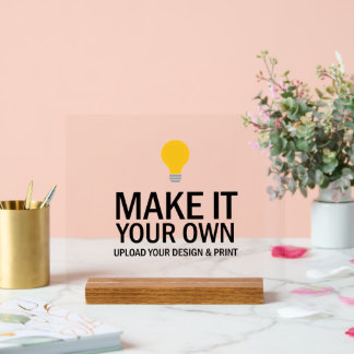 Panneau En Acrylique Professional Blank Business Custom Your Logo