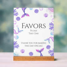 Purple Sirène Thème Anniversaire Fête Faveurs