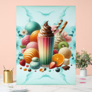 Panneau En Acrylique Rainbow Treat