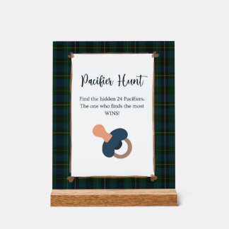 Panneau En Acrylique Ralph Lauren Inspired Baby Shower Game Sign