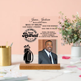 Panneau En Acrylique Retraite