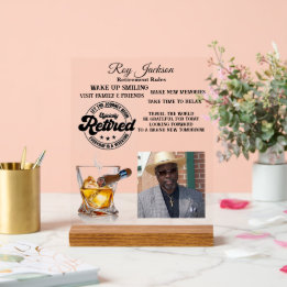 Panneau En Acrylique Retraite