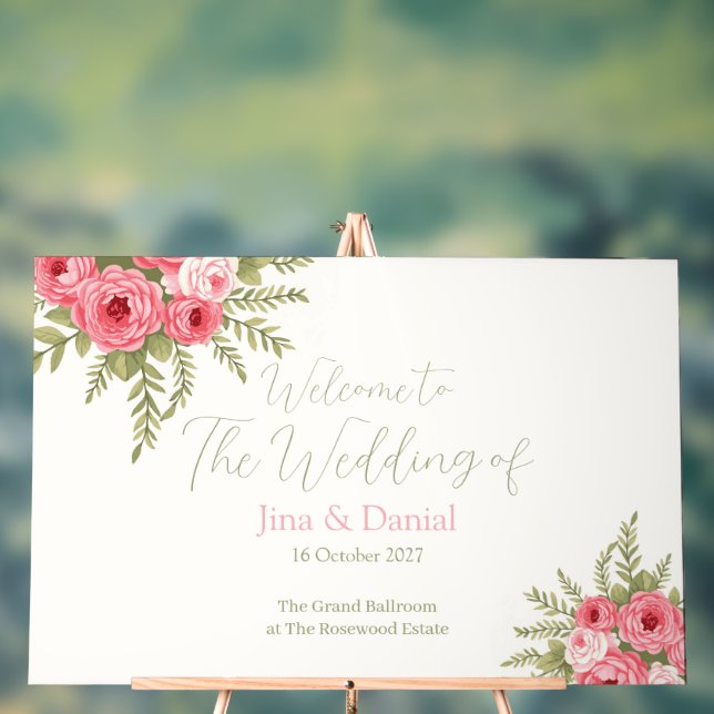 Panneau En Acrylique Rêve Fuchsia (Neutre)