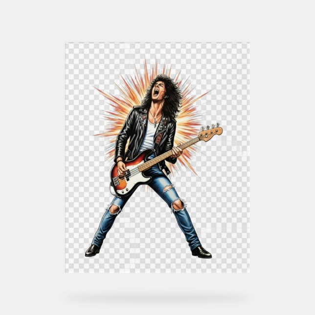 Panneau En Acrylique Rock acrylic sign (Recto)