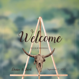 Panneau En Acrylique Russe Mariage Brown Taureau Pays Ouest