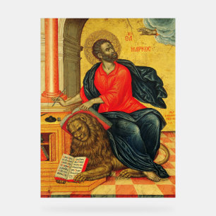 Panneau En Acrylique Saint Marc l'icône évangélique orthodoxe