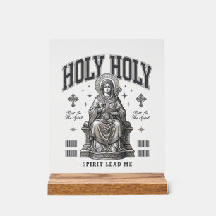 Panneau En Acrylique Saint Saint Gravure Vintage Design de T-Shirt Reli