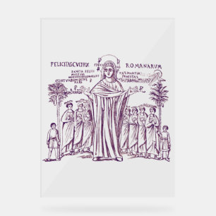 Panneau En Acrylique Sainte Félicité de Rome et sept fils