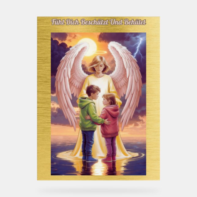 Panneau En Acrylique Schutzengel (Recto)