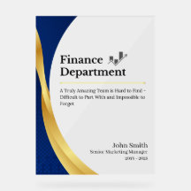 Service des finances personnalisé