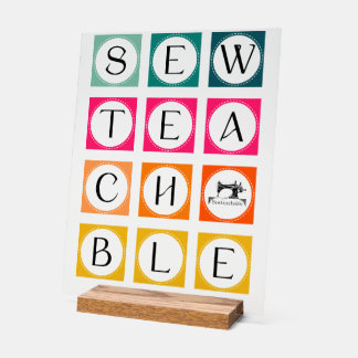 Panneau En Acrylique Sewteachable Colorful Squares