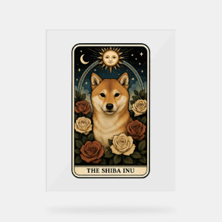 Panneau En Acrylique Shiba Inu