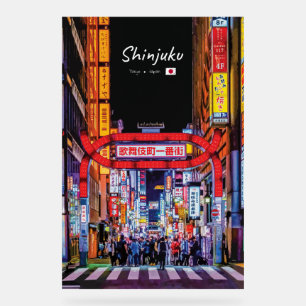 Panneau En Acrylique Shinjuku, Japon - Rue néon Kabukicho