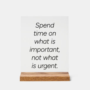 Panneau En Acrylique Signal acrylique important