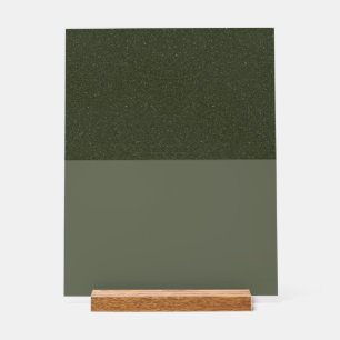 Panneau En Acrylique Signe acrylique de dessus vert mousse - Personnali