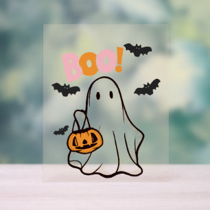PANNEAU EN ACRYLIQUE SIGNE ACRYLIQUE DU PARTI HALLOWEEN