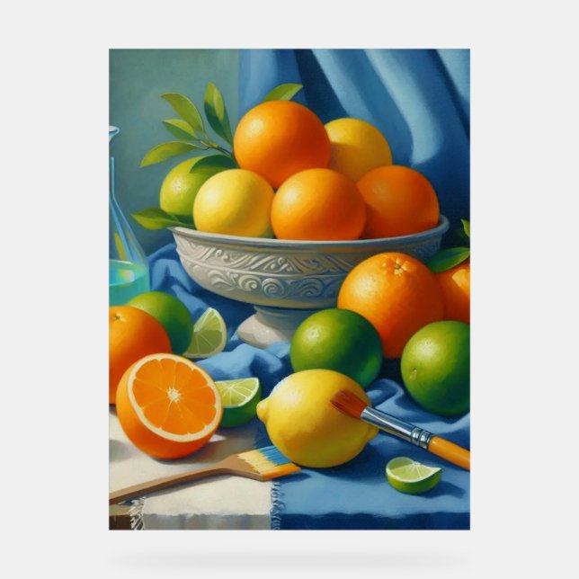 Panneau En Acrylique Signe Acrylique Premium Personnalisé - Élégant Per (Recto)