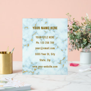 Panneau En Acrylique Signe Acrylique Professionnelle Personnalisée Marb