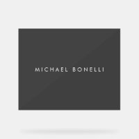 Simple minimaliste minimaliste élégant gris modern