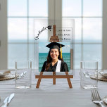 Panneau En Acrylique Simple modern photo Graduate<br><div class="desc">Celebrate your graduate with a timeless keepsake they will treasure for years to come. This elegant acrylic photo plaque features a clean modern layout, customizable graduation details, and space for a favorite senior portrait. Perfect as a display piece at the graduation party — and even more meaningful afterward as a...</div>