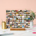 Panneau En Acrylique Simple Moderne Personnalisé 108 Photo Collage<br><div class="desc">Créez votre propre photo collage photo personnalisée signe acrylique avec 108 de vos photos préférées.</div>
