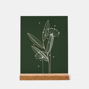 Panneau En Acrylique Simple touche de nature semer la terre