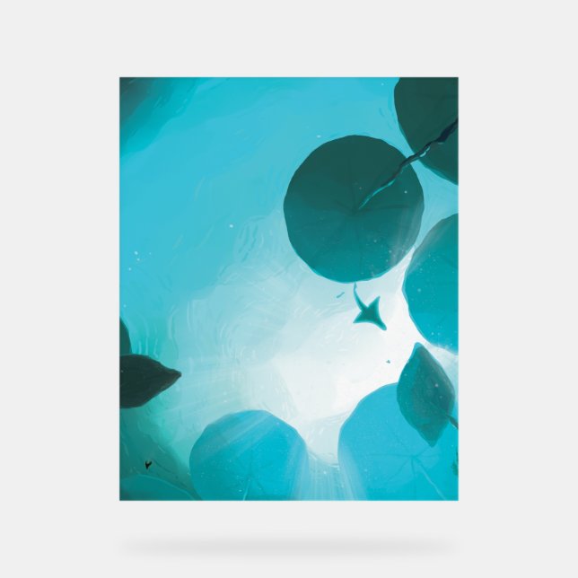 Panneau En Acrylique Subnautica - Aquatic Ballad (Recto)
