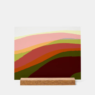 Panneau En Acrylique Sunset Vibes Art Abstrait 206