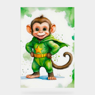 Panneau En Acrylique Super singe