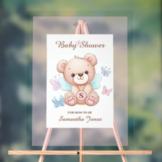 Panneau En Acrylique SYMBOLE ACrylique Baby shower mou